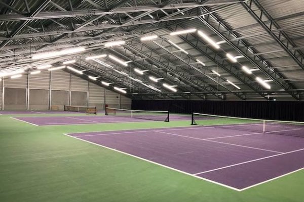 Binnen trainen in tennishal IJburg!